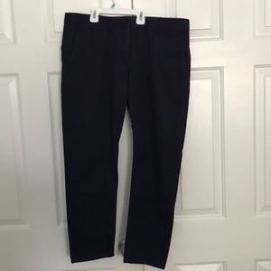 Khakis by Gap Size 12 Skinny Mini Navy Blue Pants